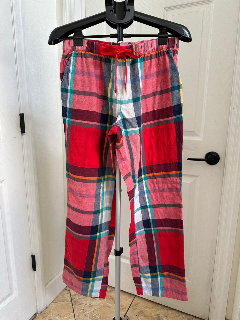 Secret Treasures Women Plaid Drawstring Lounge/Sleepwear Pants in Size M(8-10)